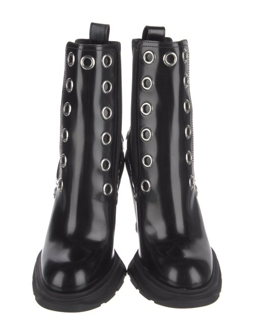 Alexander McQueen Patent Leather Boots