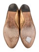 Alexander McQueen Leather Sequin Embellishments Loafers