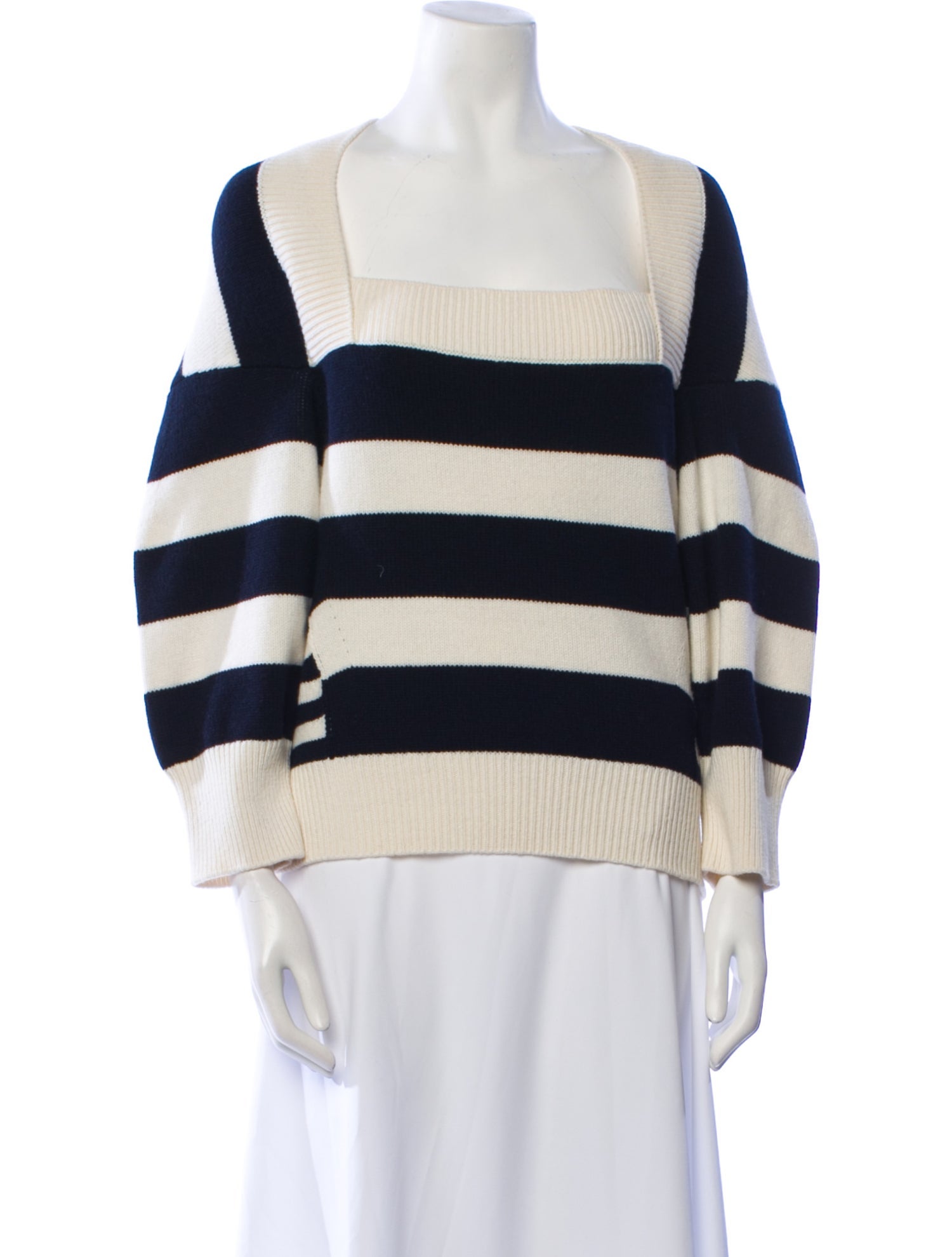 Alexander McQueen Virgin Wool Striped Sweater w/ Tags