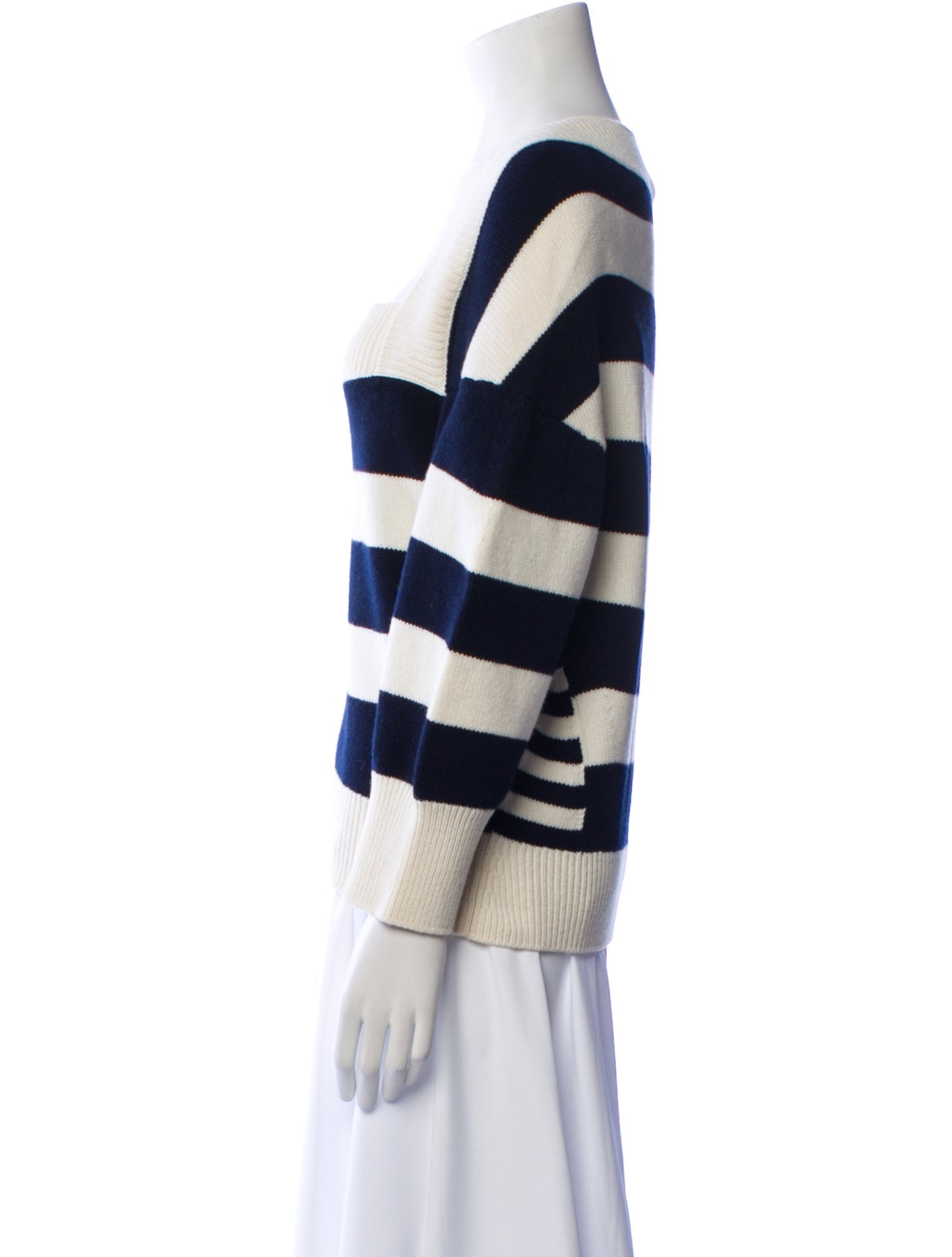 Alexander McQueen Virgin Wool Striped Sweater w/ Tags