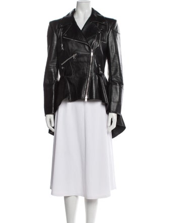 Alexander McQueen Leather Biker Jacket