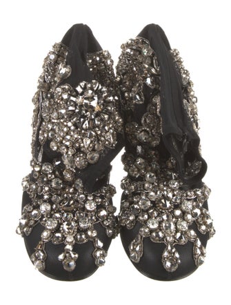 Alexander McQueen Mesh Patterned Boots