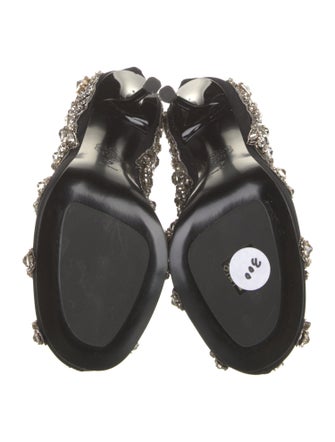 Alexander McQueen Mesh Patterned Boots