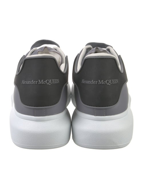 Alexander McQueen Leather Colorblock Pattern Sneakers