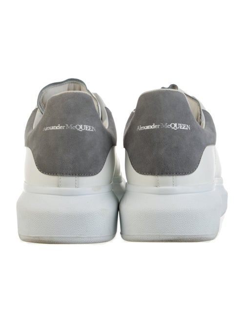 Alexander McQueen Leather Colorblock Pattern Chunky Sneakers