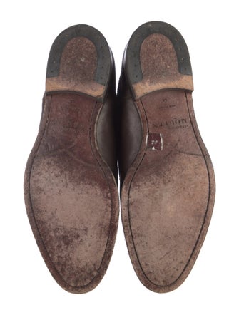 Alexander McQueen Leather Lace-Up Boots