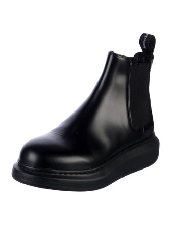 Alexander McQueen Leather Chelsea Boots