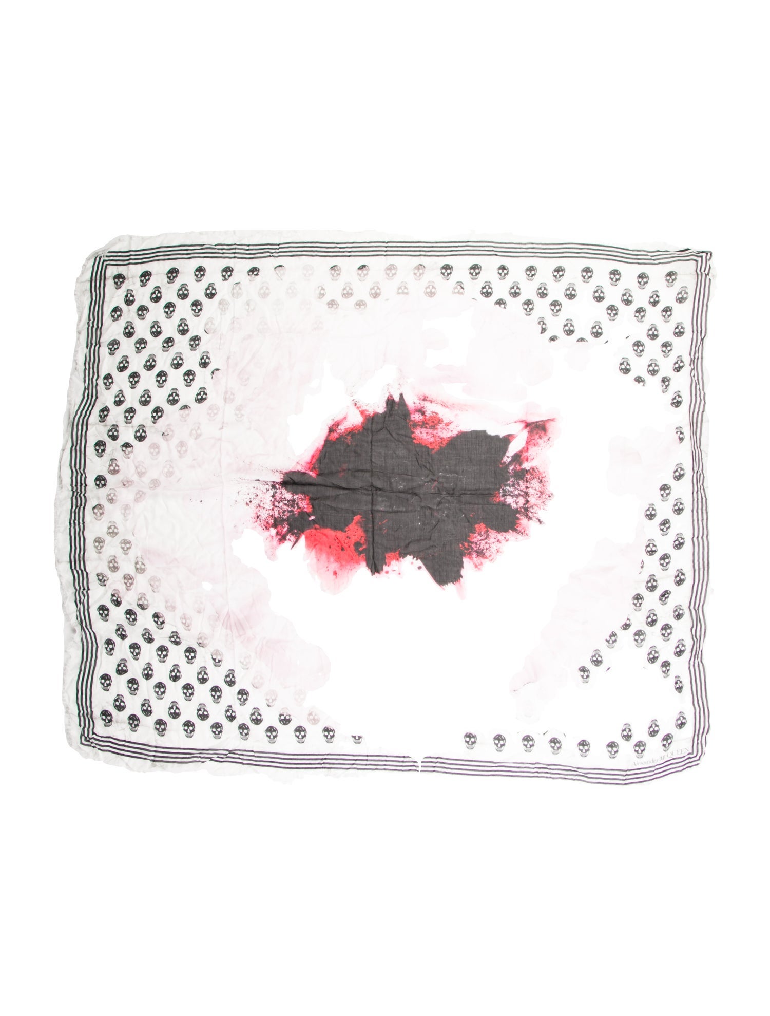 Alexander McQueen Silk Skull Scarf