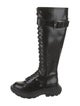 Alexander McQueen Leather Rain Boots