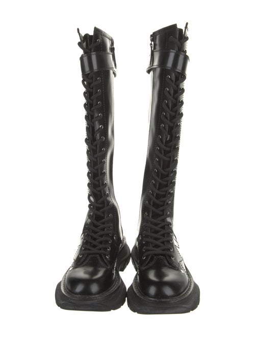 Alexander McQueen Leather Rain Boots