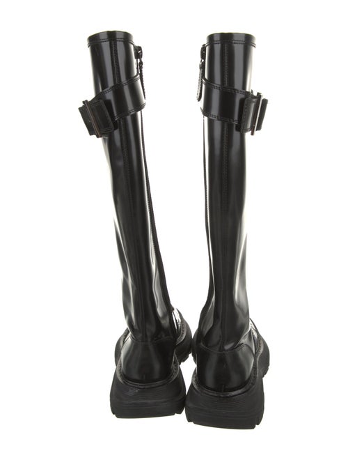 Alexander McQueen Leather Rain Boots