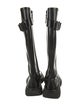 Alexander McQueen Leather Rain Boots