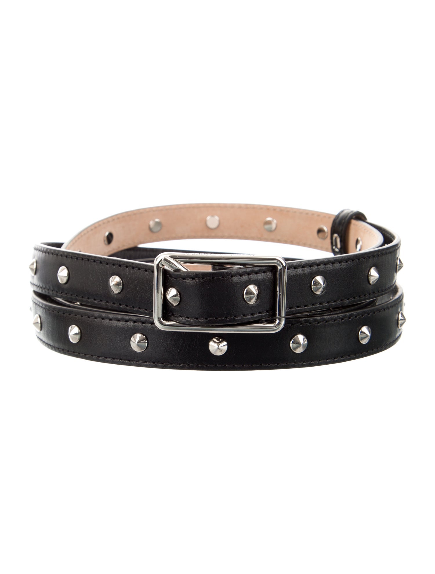 Alexander McQueen Skinny Leather Belt