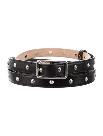 Alexander McQueen Skinny Leather Belt