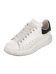 Alexander McQueen Leather Colorblock Pattern Sneakers