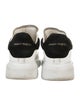 Alexander McQueen Leather Colorblock Pattern Sneakers