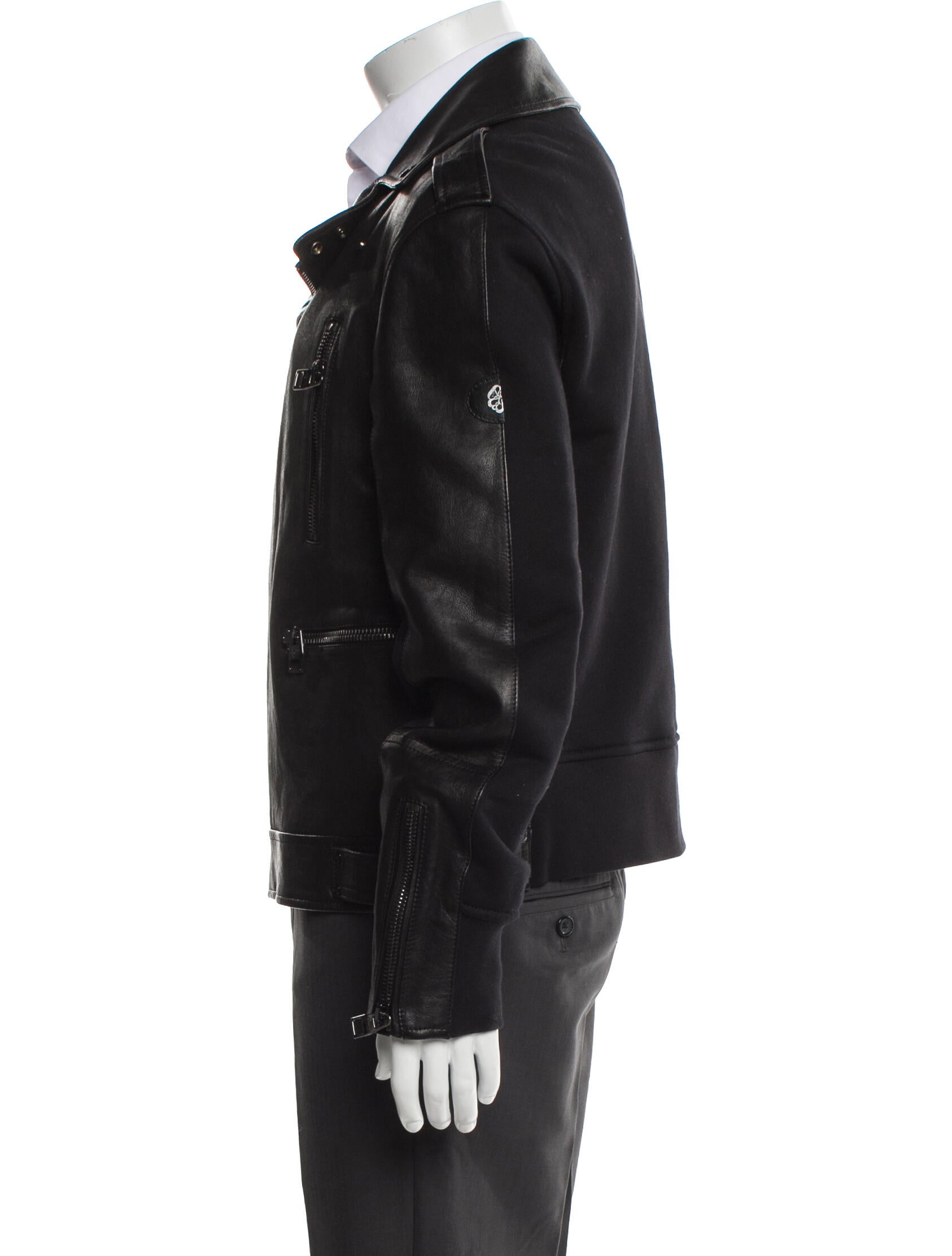 Alexander McQueen Lambskin Moto Jacket
