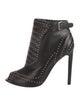 Alexander McQueen Leather Studded Accents Boots