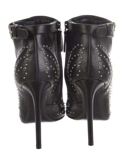Alexander McQueen Leather Studded Accents Boots