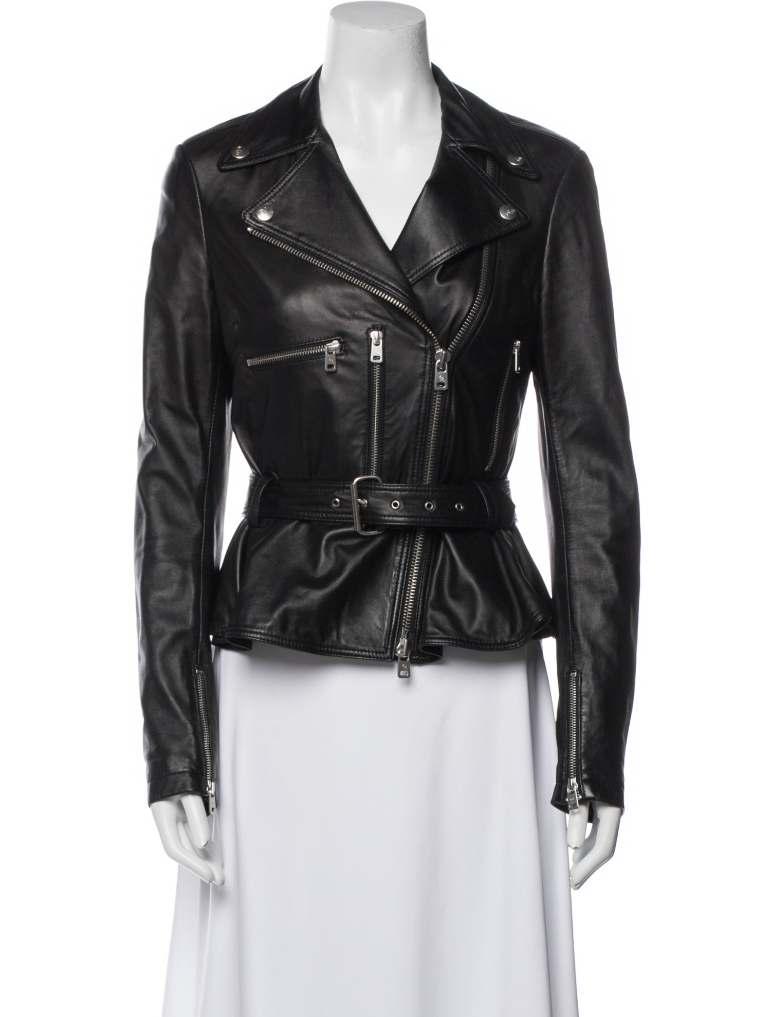 McQ Alexander McQueen 2013 Leather Biker Jacket
