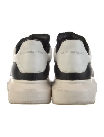 Alexander McQueen Leather Colorblock Pattern Chunky Sneakers