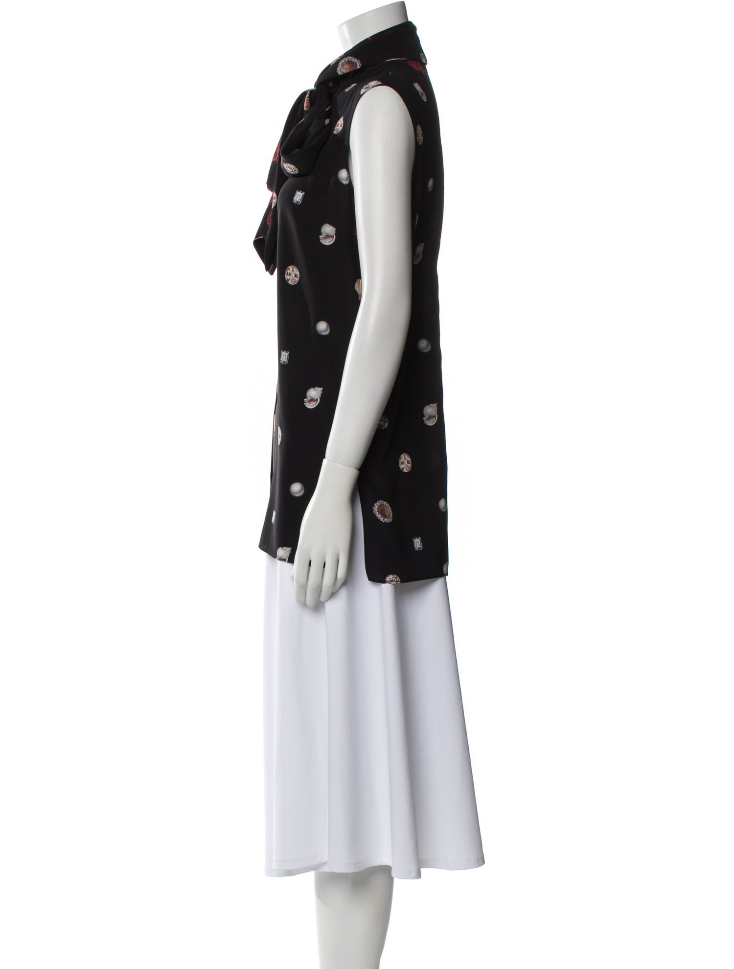 Alexander McQueen Silk Printed Tunic