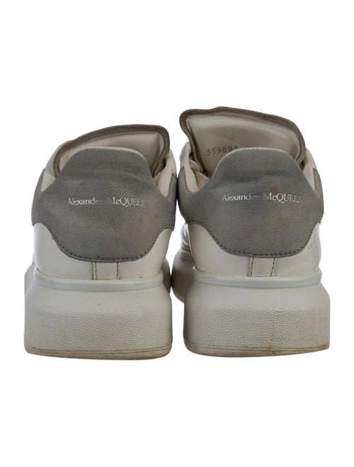 Alexander McQueen Leather Colorblock Pattern Sneakers