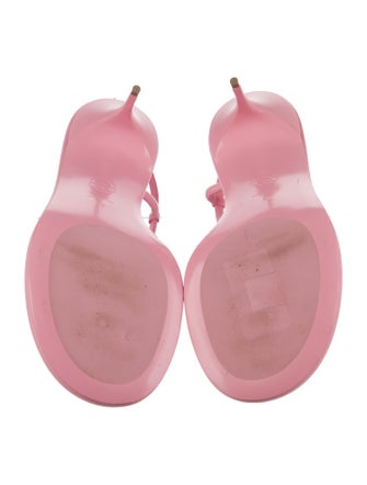 Alexander McQueen Leather Slingback Sandals