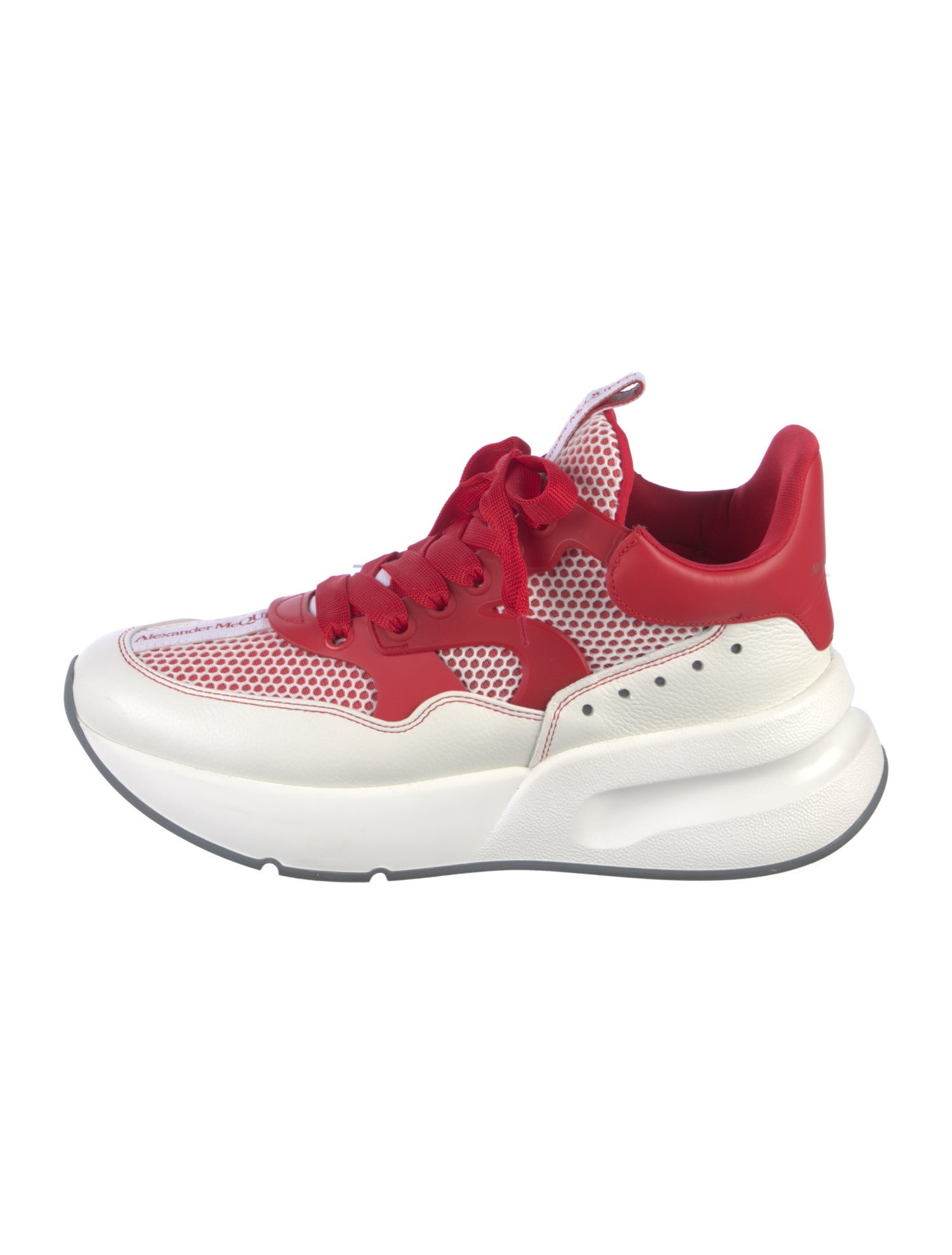 Alexander McQueen Leather Patterned Sneakers