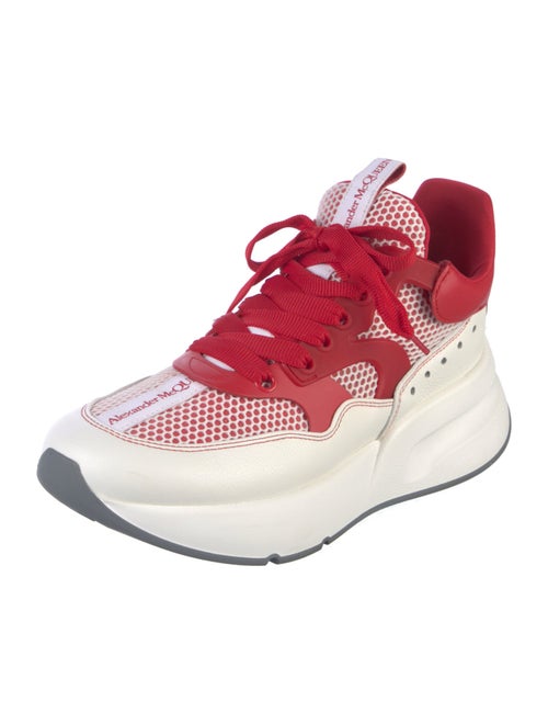 Alexander McQueen Leather Patterned Sneakers