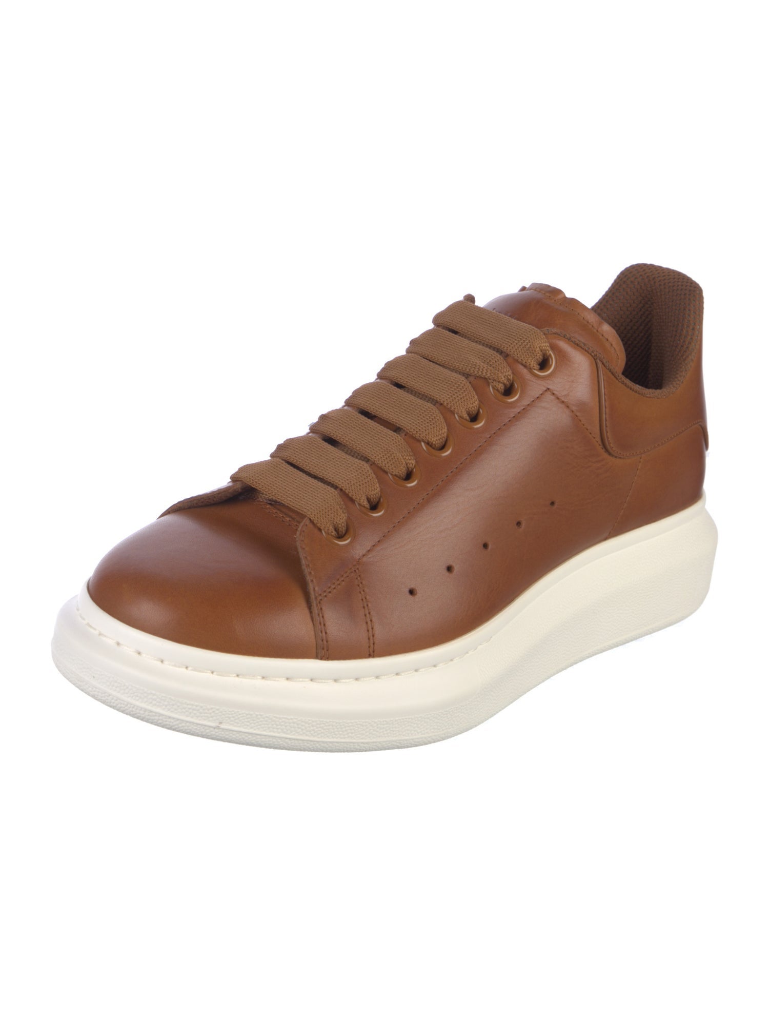 Alexander McQueen Leather Chunky Sneakers