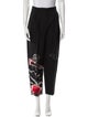 Alexander McQueen Wool Straight Leg Pants