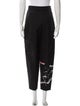 Alexander McQueen Wool Straight Leg Pants