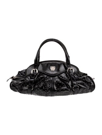 Alexander McQueen Patent Leather Top Handle Bag