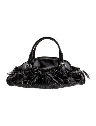 Alexander McQueen Patent Leather Top Handle Bag