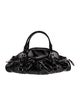 Alexander McQueen Patent Leather Top Handle Bag