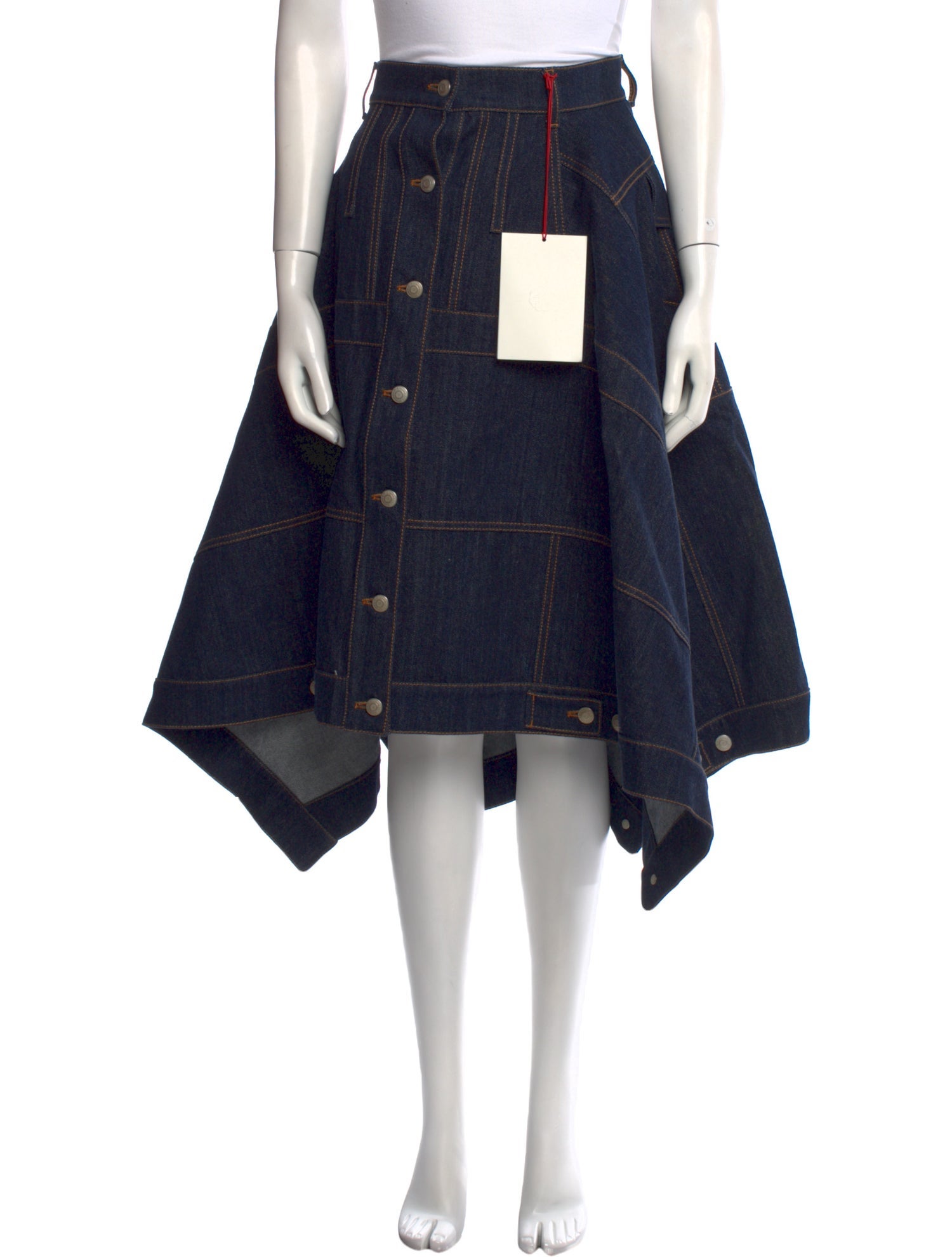 Alexander McQueen Printed Knee-Length Skirt w/ Tags