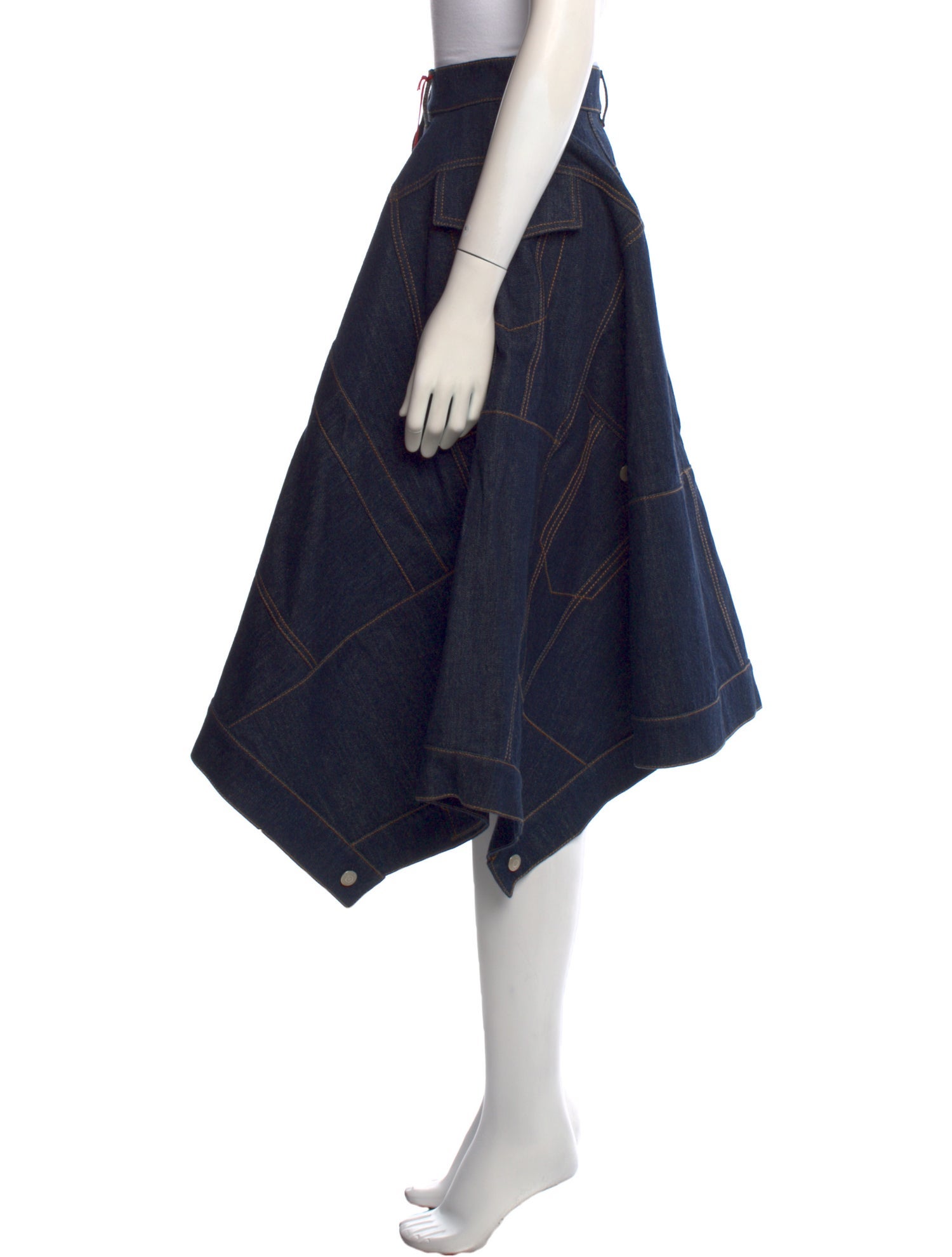 Alexander McQueen Printed Knee-Length Skirt w/ Tags