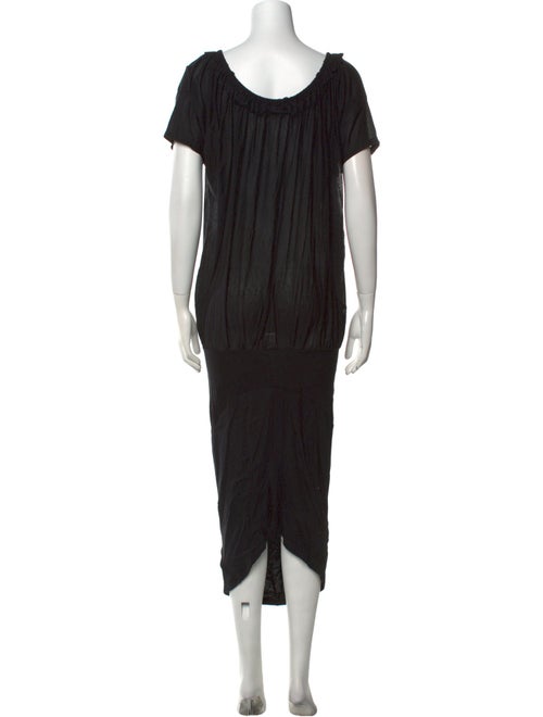 McQ Alexander McQueen Scoop Neck Midi Length Dress