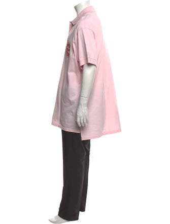 Alexander McQueen Crew Neck Short Sleeve Polo Shirt