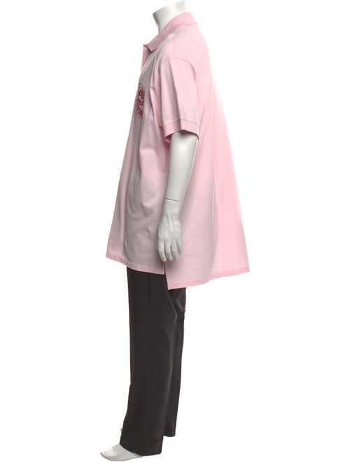 Alexander McQueen Crew Neck Short Sleeve Polo Shirt