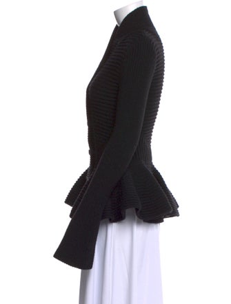 Alexander McQueen Wool Mock Neck Sweater