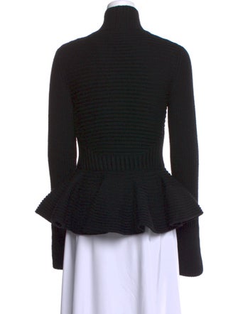Alexander McQueen Wool Mock Neck Sweater
