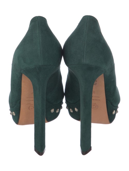 Alexander McQueen Skull Suede Pumps