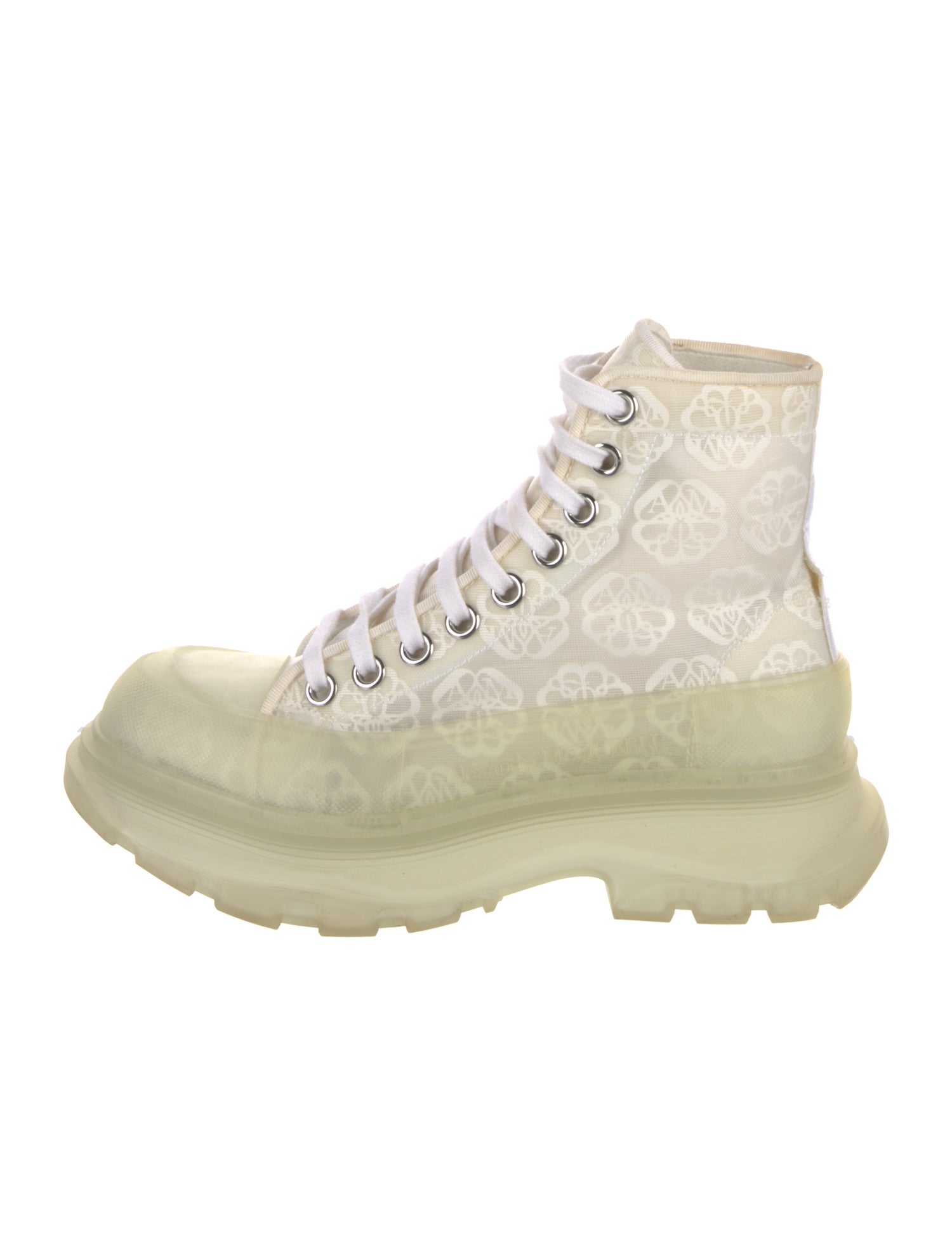 Alexander McQueen Mesh Wedge Sneakers