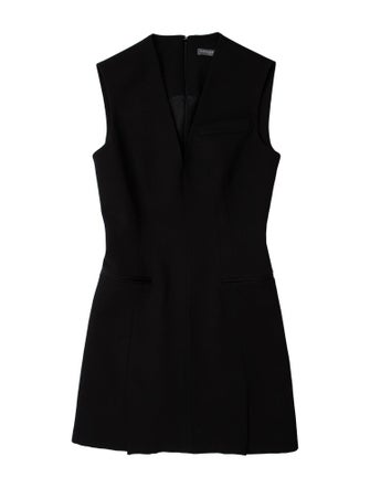 Alexander McQueen Virgin Wool Mini Dress