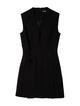 Alexander McQueen Virgin Wool Mini Dress