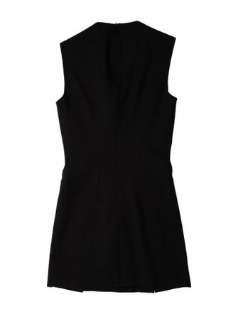 Alexander McQueen Virgin Wool Mini Dress