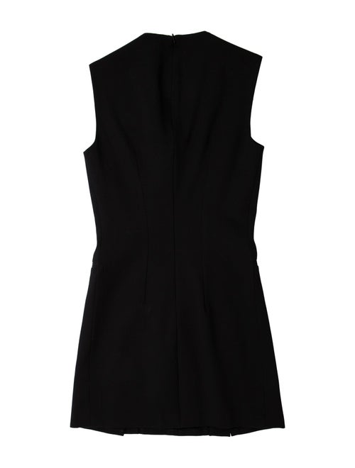 Alexander McQueen Virgin Wool Mini Dress