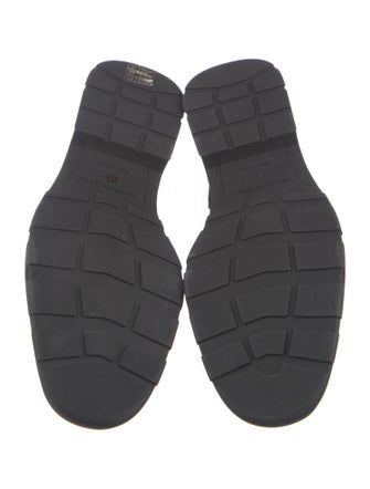 Alexander McQueen Leather Lace-Up Boots